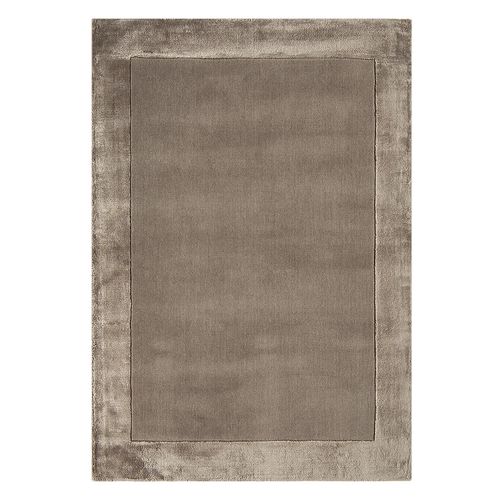 Contemporary Plain Ascot Rug - Taupe - Sizes Available