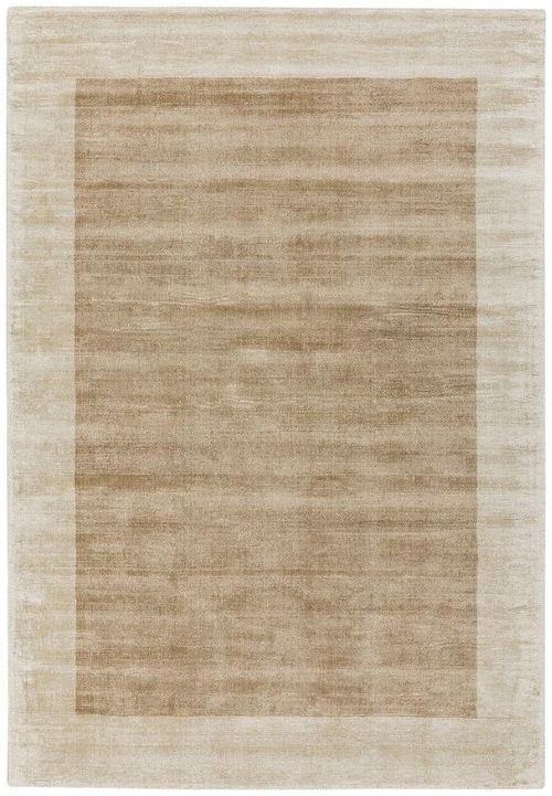 Contemporary Plain Blade Rug - Border 01 - Putty Champagne - Sizes Available