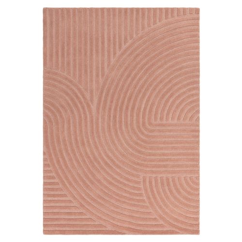 Contemporary Plain Hague Rug - Blush - Sizes Available