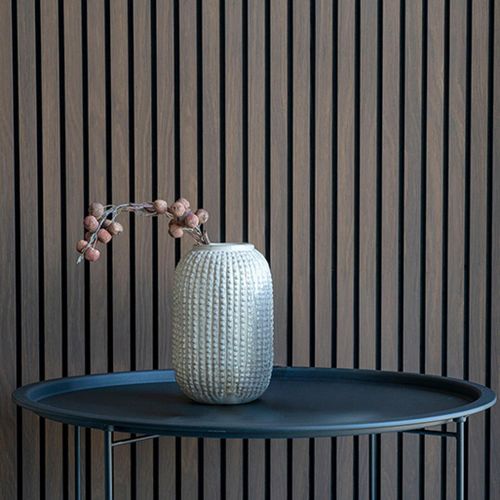 Ceramic Vase - Beige - Spotted