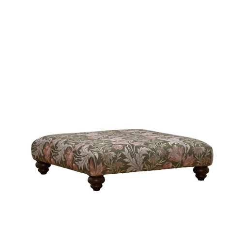Buoyant Dumpling Fabric Footstool - Square - Variation Available