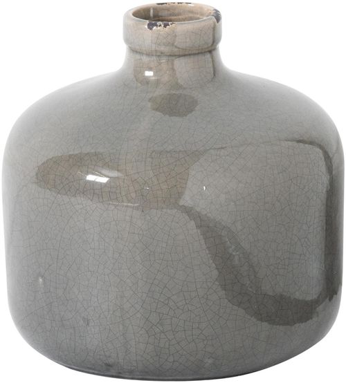 Ealing Grey Ceramic Glazed Eve Vase