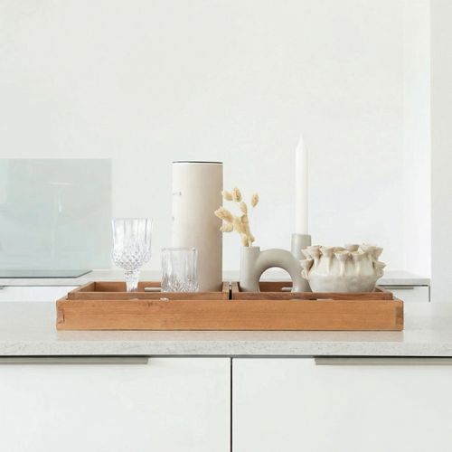 Faro Tray - Teak Wood - Set of 3