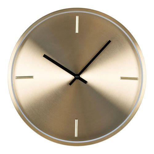 Istanbul Wall Clock - Round - Gold Aluminium