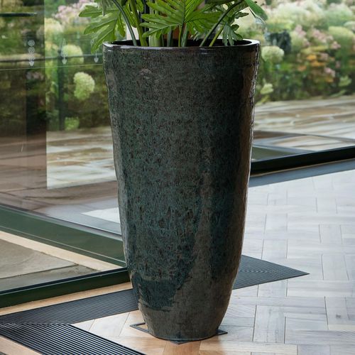 Mederno Planter - Green Ceramic - Large