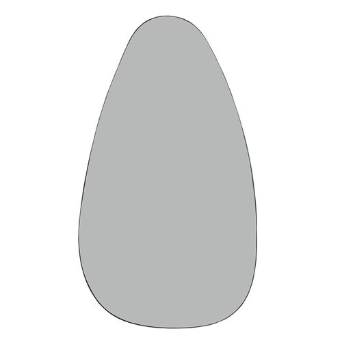 Organic Cheval Mirror - Bronze Metal - 86cm x 150cm