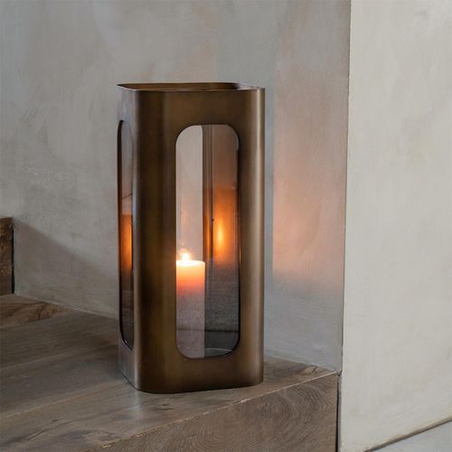 Thorpe Hurricane - Bronze Glass and Metal - Medium