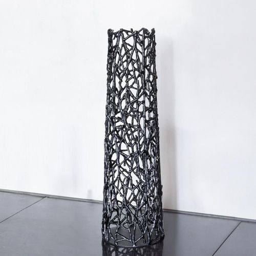 Twig Vase - Black Metal - Small