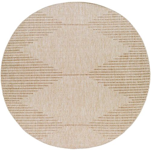 Eagean Round Rug - EAG2419 - Brown - 160cm x 160cm