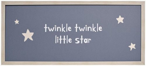 Twinkle Picture - Grey and Brown Wood