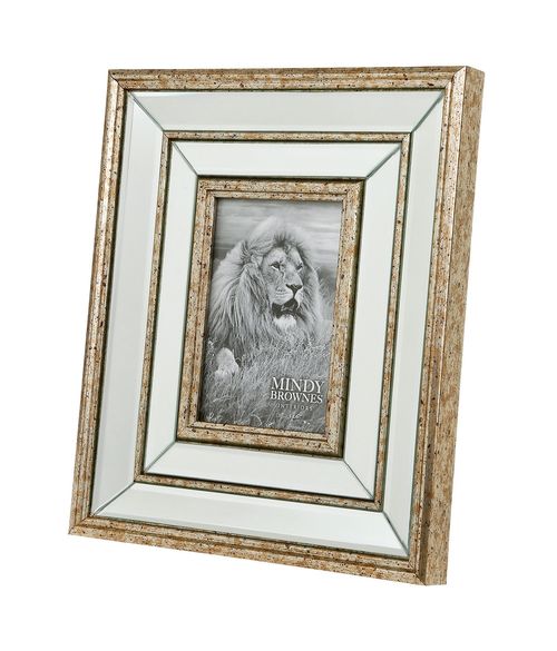 Mia Photo Frame - Antique Gold - 6 x 4 - Set of 4