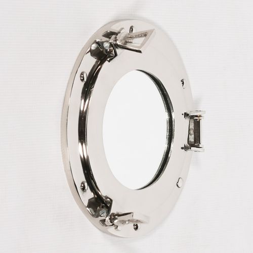 Polished Port Hole Mirror - Small Round - 23.5cm x 23.5cm