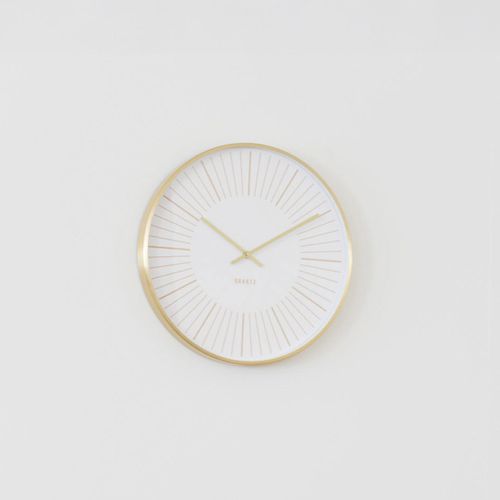 Takamaka Wall Clock - Round - Gold Metal