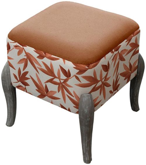 Silverwood Ralf Footstool - Sienna - Printed