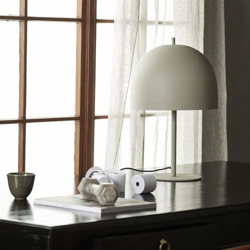Glow Table Lamp - Matt Beige - Metal