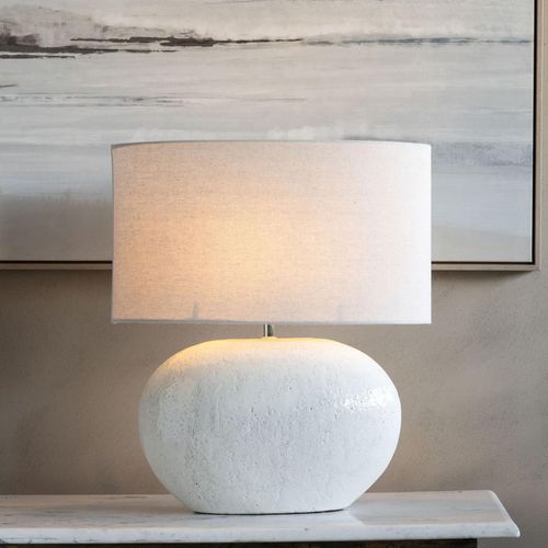 Oviedo Table Lamp - White Ceramic