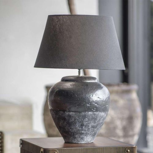 Skyline Table Lamp - Black Ceramic - Large