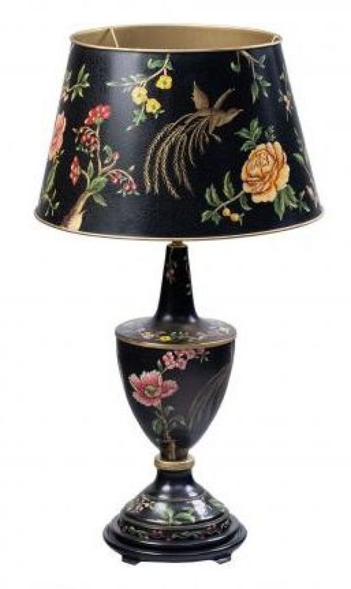 Meerut Black Lyre Bird Design Lamp