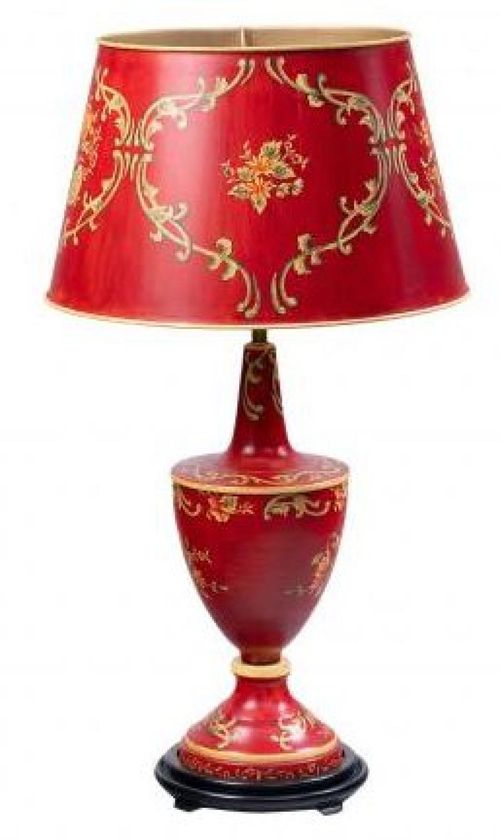 Meerut Red Floral Design Lamp
