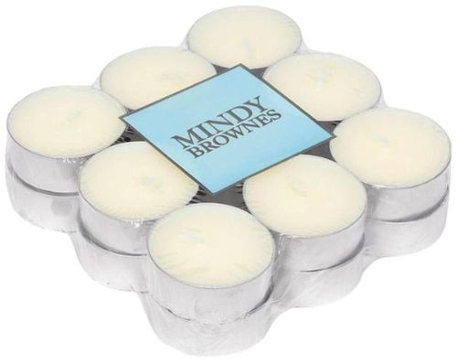 Vanilla T-Lights - Silver - Set of 48