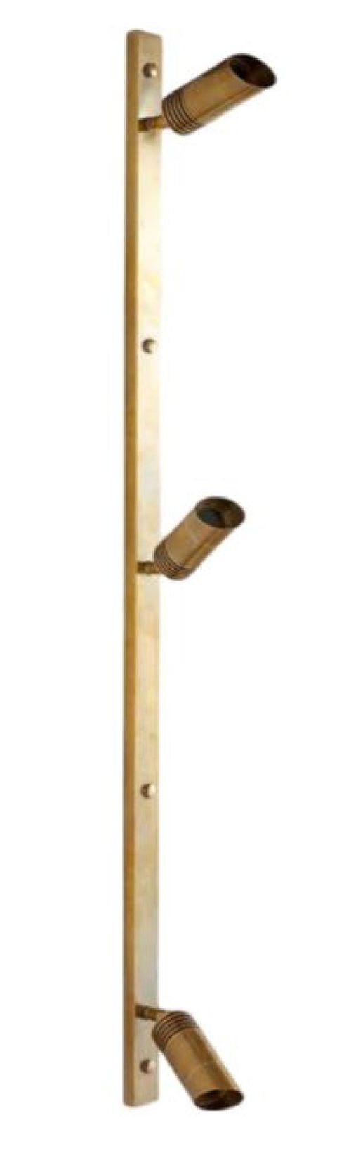 Bragi Brass 3 Spot Wall Lamp