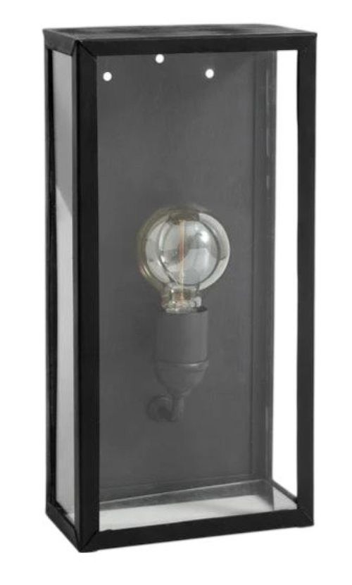 Eos Black Outdoor Wall Lamp
