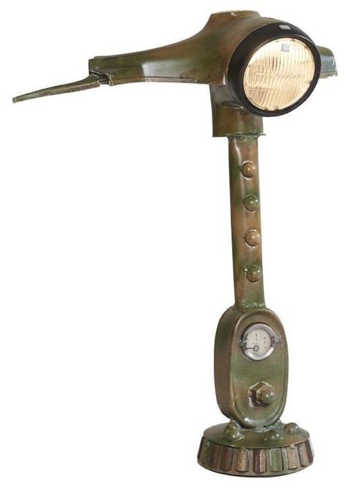 Riya Brown Metal Scooter Floor Lamp