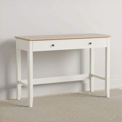 Marlow White 1 Drawer Office Desk