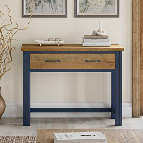 Spencer Blue 1 Drawer Desk