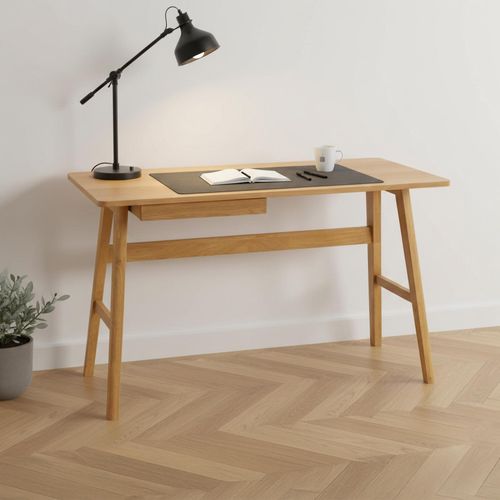 Barnett Office Desk - 1 Drawer - Oak