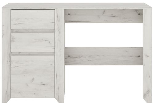 Angel White 3 Drawer Desk