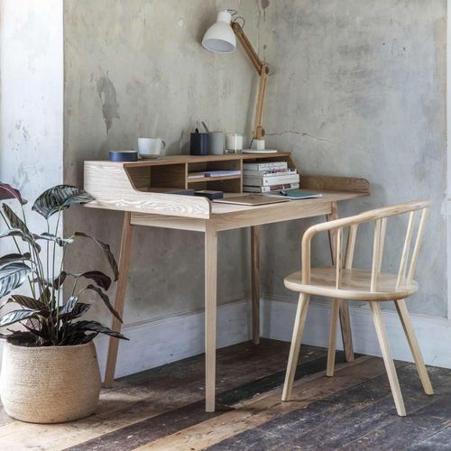 Ashwicke Desk with Storage Natural