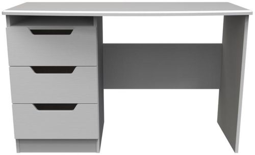 Bella Grey Ash 3 Drawer Desk