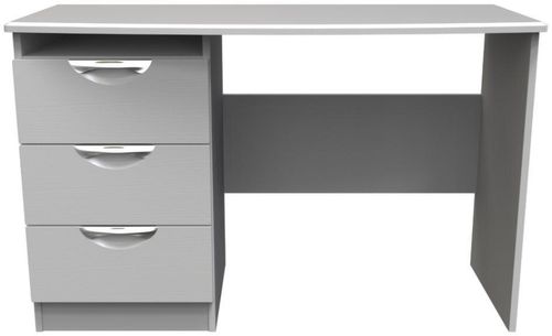 Flora Grey Ash 3 Drawer Desk