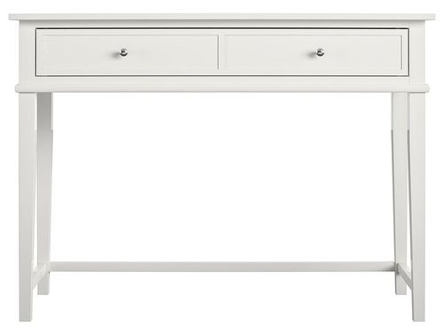 Francis 2 Drawer Writing Desk in White - 7919013COMUK