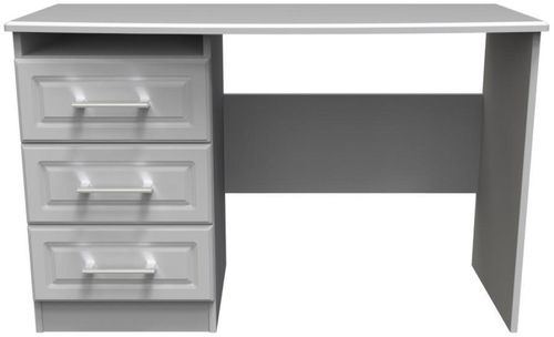 Gina Grey 3 Drawer Desk