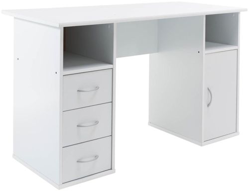 Martin White Computer Desk - AW12010WHI