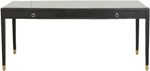 Ems Black Mango Wood Desk