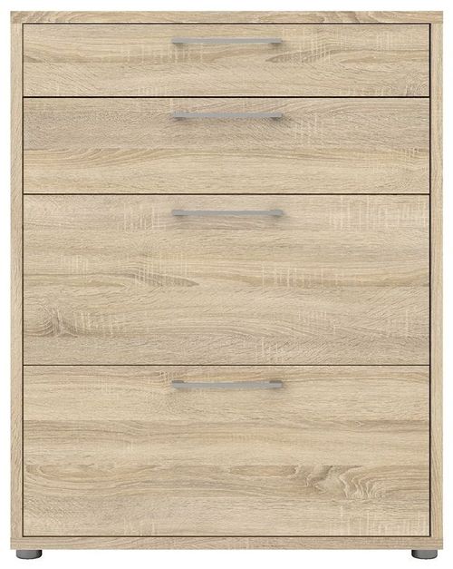 Prima Oak Effect 2 Drawer Office Storage Cabinet