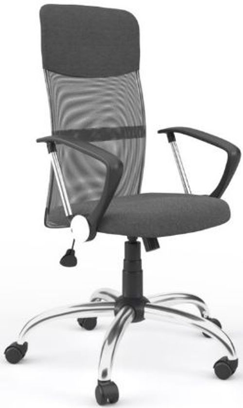 Anne Grey Fabric Office Chair - AOC4087GRY