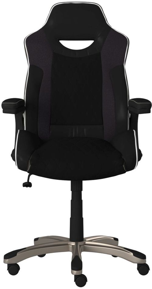 Sevier Black Faux Leather Office Chair - AOC2282BLK