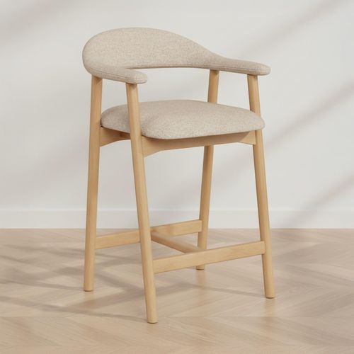 Addi Counter Stool - Set of 2 - Sand Fabric