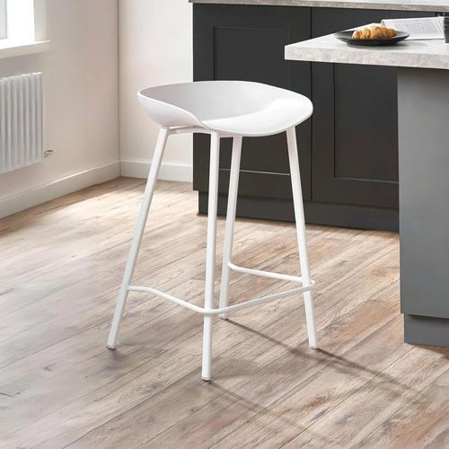 Renzo Barstool - Set of 2 - White