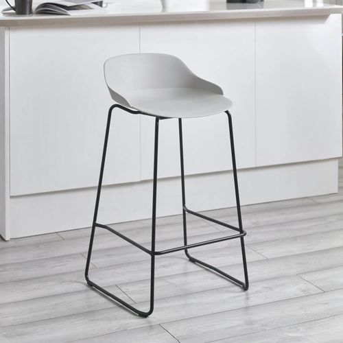 Rocco Barstool - Set of 2 - Light Grey