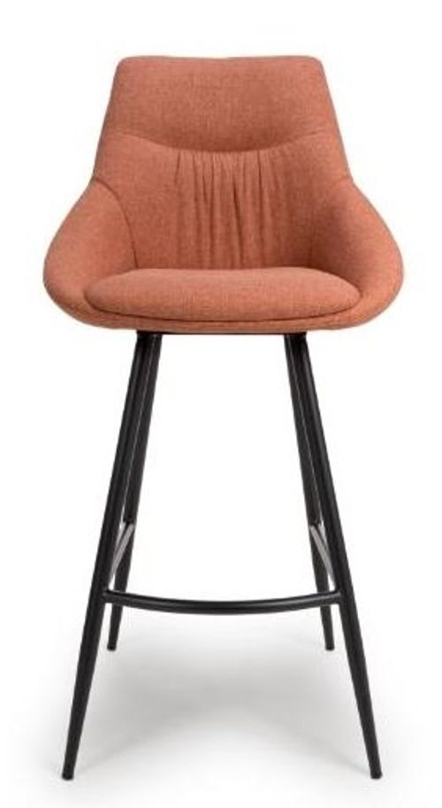 Boden Bar Chair - Set of 2 - Brick Red Fabric