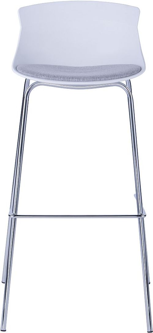 2 x Henry White Barstool - ABS7085WHT