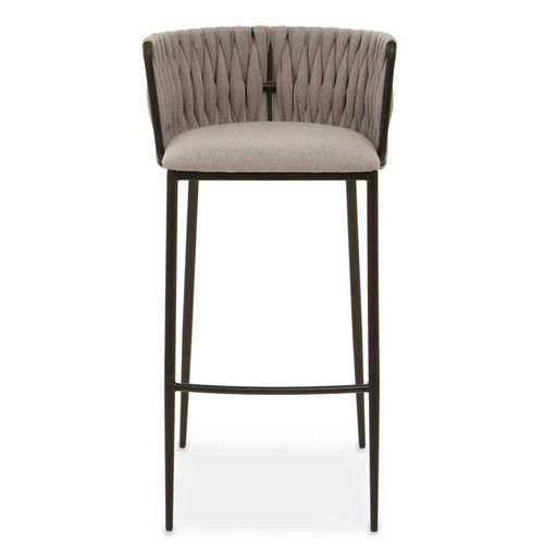 Gilden Bar Chair - Grey Fabric