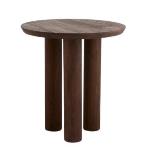 Helin Mango Wood Round Cafe Table