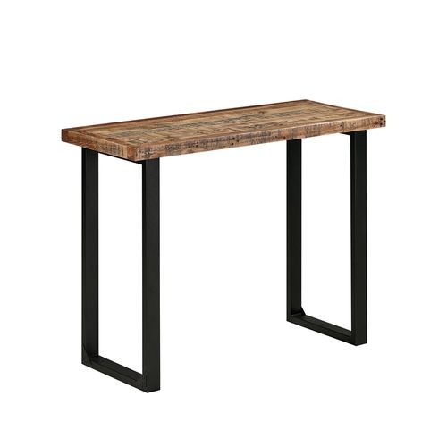 Preston Industrial Style Rustic Bar Table