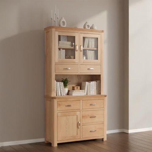 Treviso Buffet Hutch - Oak